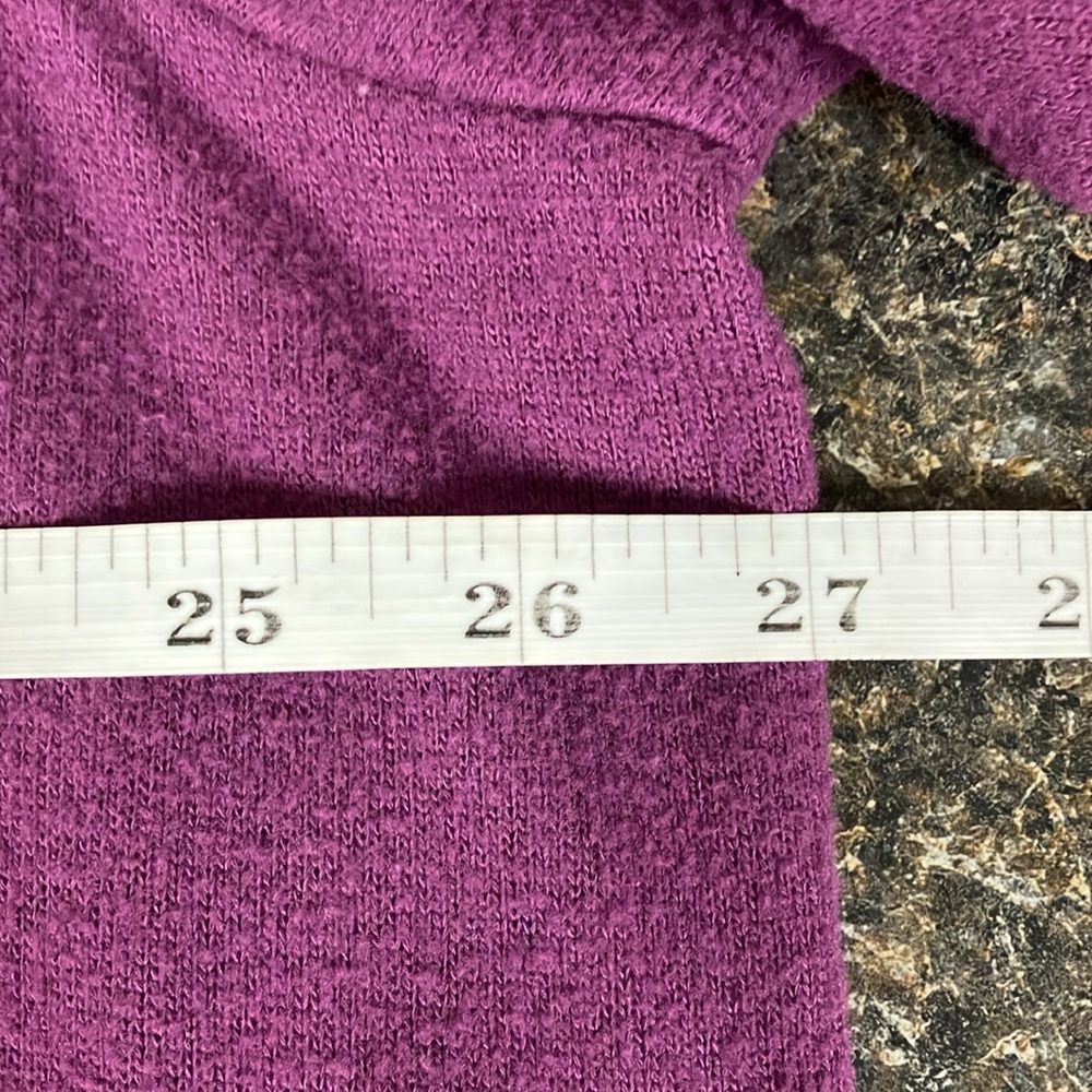 3/$15❤️ heart & crush purple soft long open cardigan sweater 3x - Picture 5 of 8